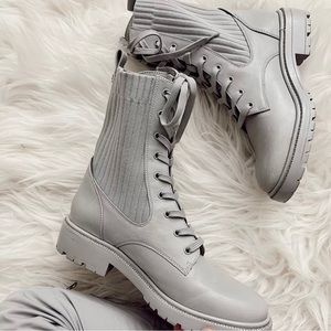 Sam Edelman Lydell water resistant boots grey NEW